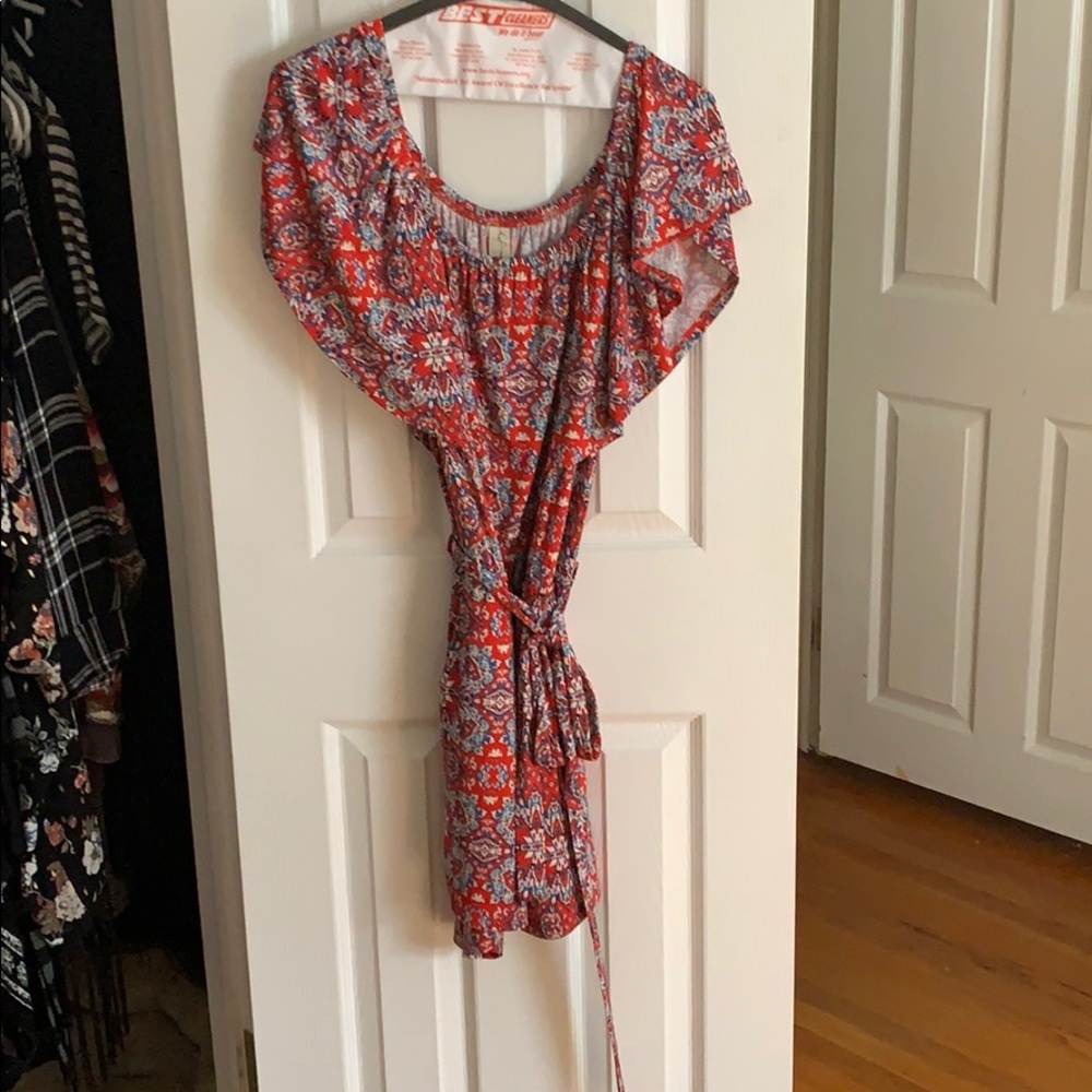 Off the shoulder romper
